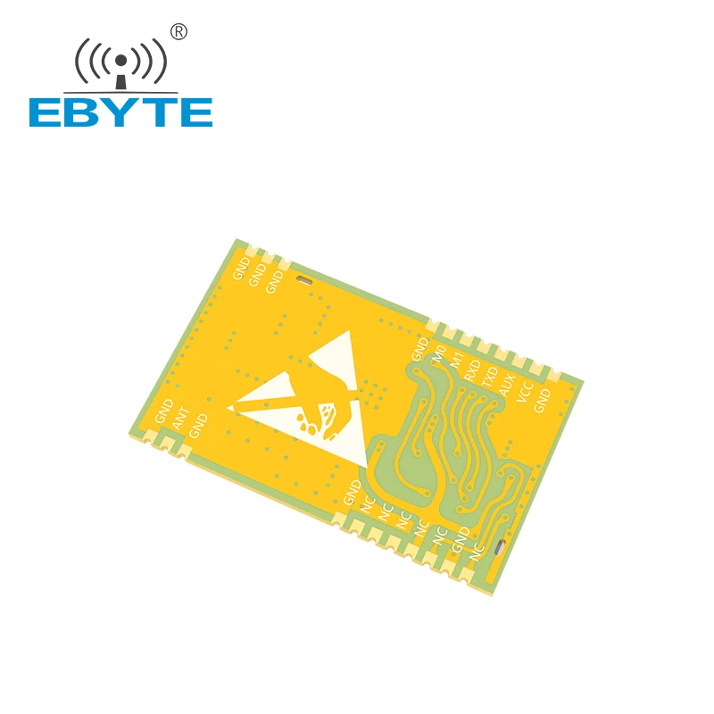 

AX5243 433Mhz RF Transmitter and Receiver UART 17dBm 2km Long Range Wireless Module EBYTE E31-433T17S3 IPEX Stamp Hole
