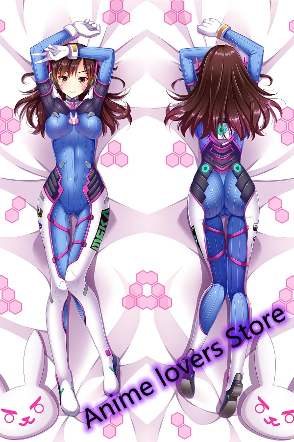 Подушка для тела Dakimakura с принтом из аниме Азур Лейн D.Va Hana Song двухсторонняя