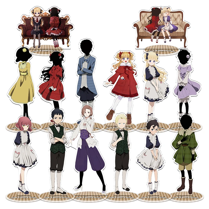 Аниме тени дом Emilyko фигурка на акриловой подставке модель пластина Дисплей стол