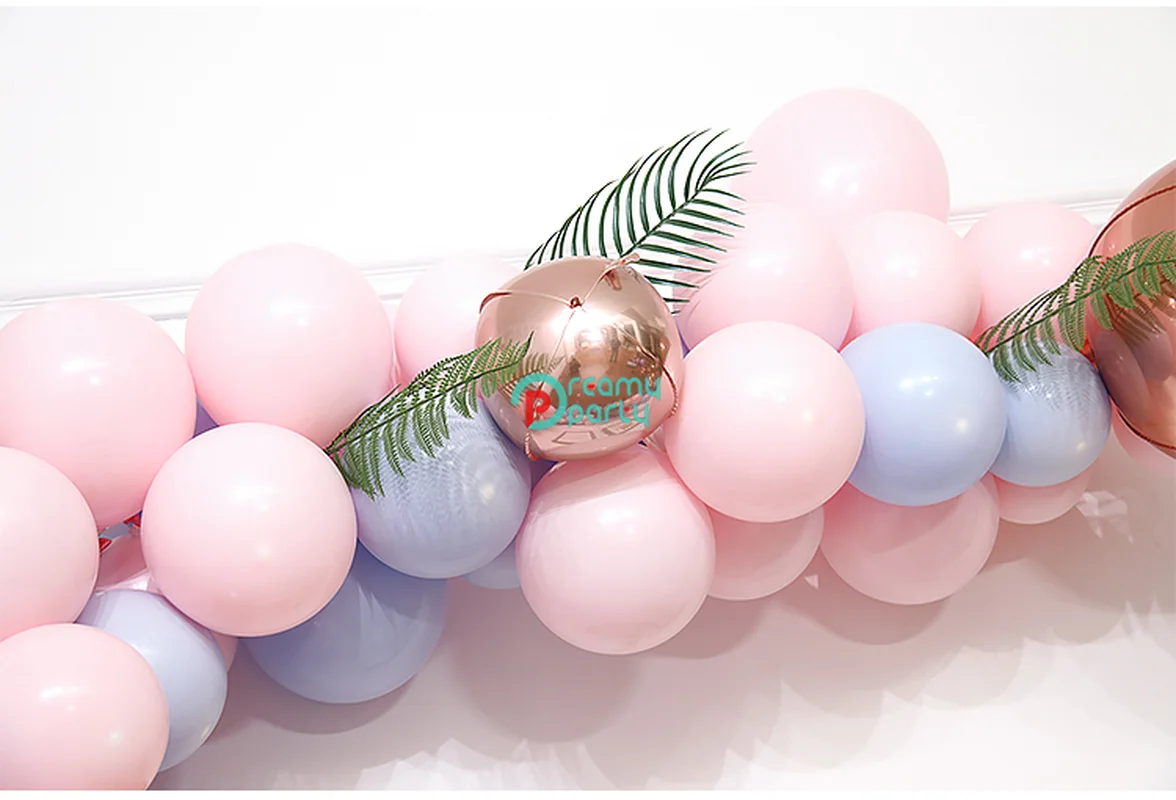 115 шт./компл. Макарон розовый шар комплект гирлянды 10 &quotлатекс Pinkx70 Bluex30 18&quot