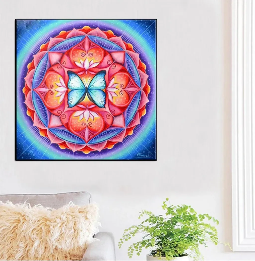 

5D DIY full diamond painting mandala butterfly cross stitch diamond embroidery art crafts wall painting sewing home decor gift