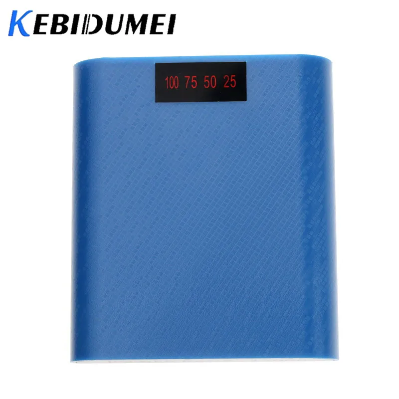 Kebidumei 5 В USB 4*18650 аккумулятор корпус DIY мобильный телефон зарядное устройство экран