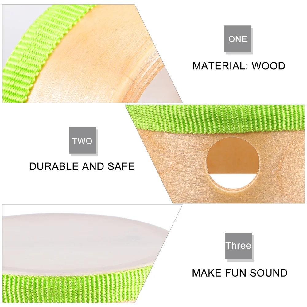 

1Pc Children Hand Drum Percussion Instrument Musical Educational Plaything