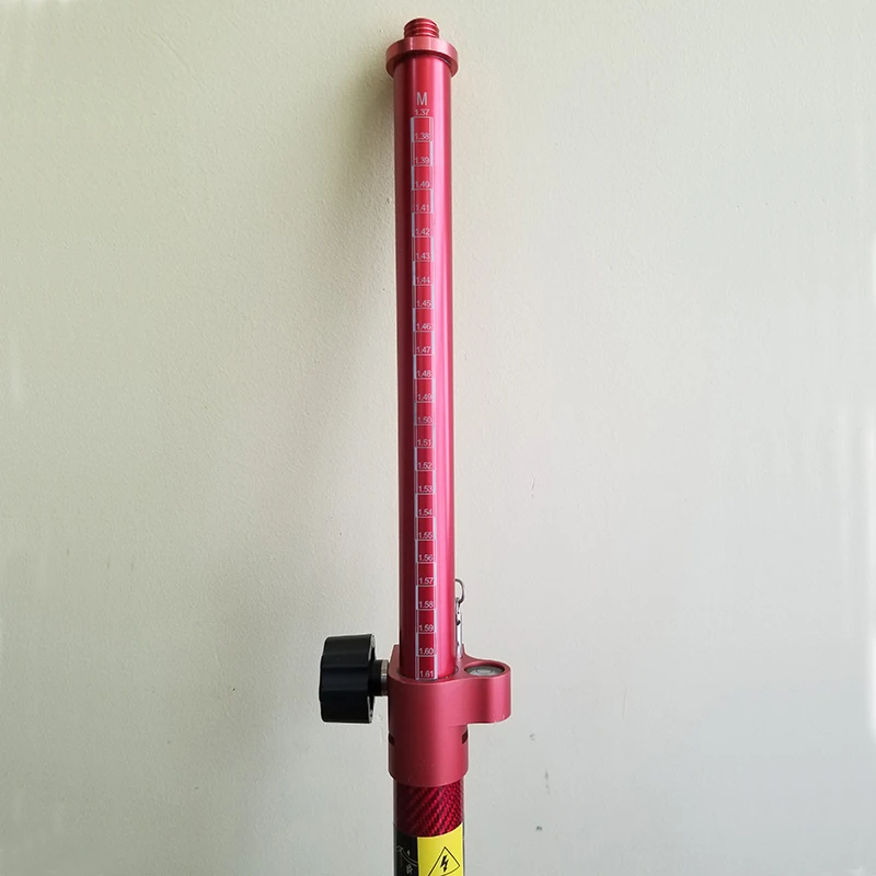 New Ｒed Carbon Fibre Pole 8' Ｆor GNSS GPS RTK Surveying Dual Ｇraduation lnner Ｐole (Feet/Metric) | Инструменты