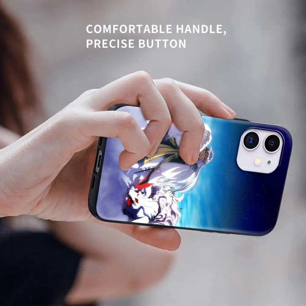 

Inuyasha Anime Tpu Phone Case For Apple iPhone 7 11 12 Pro XR X 6 6S XS Max 5 5S 8 Plus SEF Soft Coque Mobile Cover