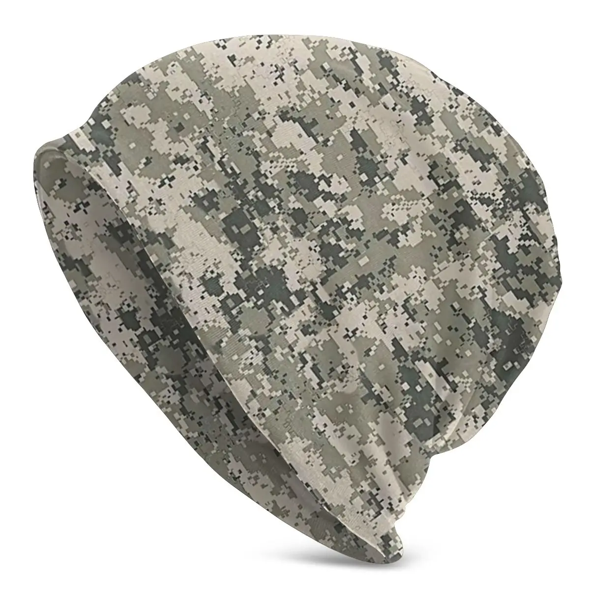 

Digi Camo Beanies Pullover Cap Comfortable , Adult Men's Woman Knit Hat