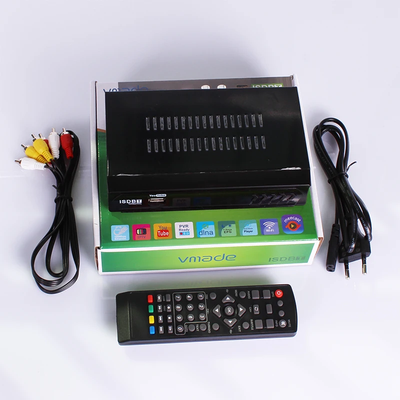 Vmade M5 ISDB T Бразилия TV BOX H.264 Поддержка wifi/youtube/Cast screen приемник для