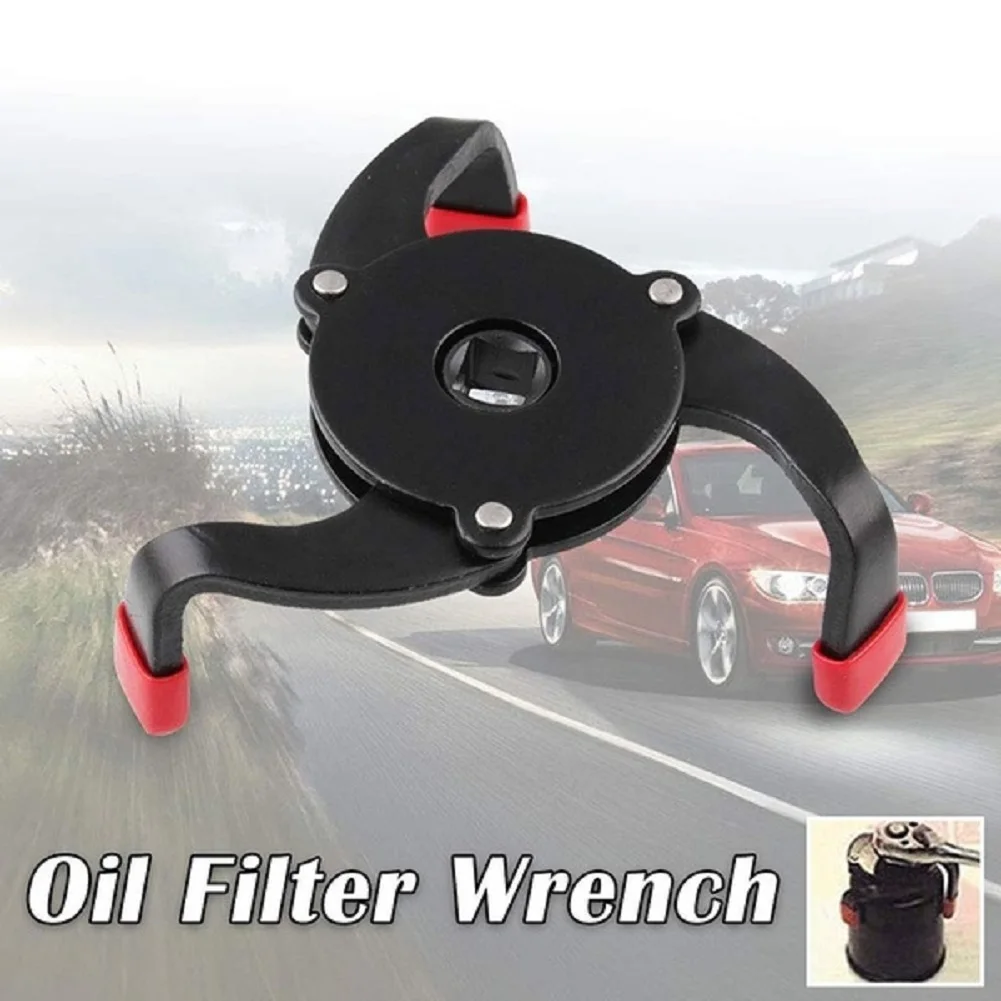 

Removal 3 Jaw Oil Filter Wrench 63-102mm One Way Repair Tools Torque Auto-Adjust Oil Filter Wrench Car Repair Tool