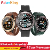 2021 men business smart watch bluetooth dial call waterproof heart rate monitor full touch full cycle screen smartwatch dk60 k10