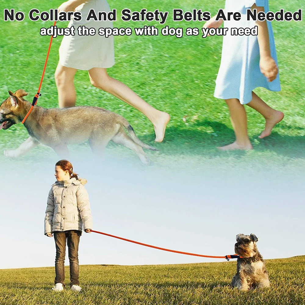 

6Feet Dog Leash Nylon Dog Leash Medium Large Pet Leash And Collar Set Outdoor Training Walking Dogs Leashes Lead Pet Products