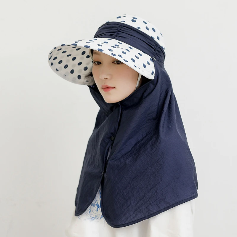 HT2996 весенне летняя шляпа от солнца многофункциональная женская с широкими