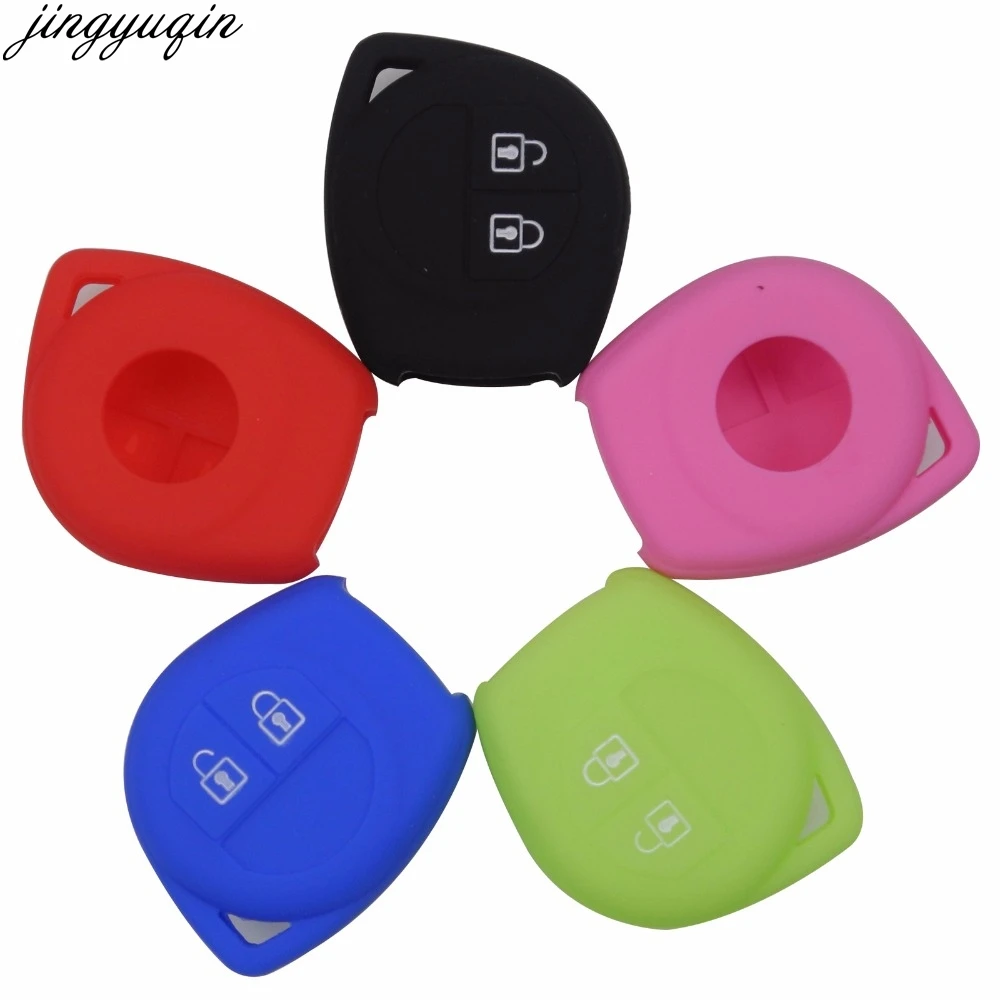 

Jingyuqin Remote 2B Car Key Silicone Cover Skin Case Holder For Suzuki Swift Grand SX4 Liana Aerio Vitara GRAND VITARA ALTO