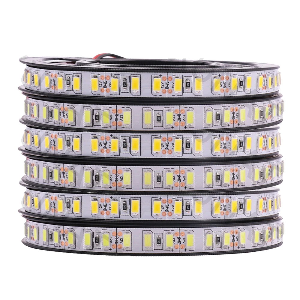 

5m/lot LED Strip DC 12V 120leds/m SMD 5630 5730 Flexible Ribbon Tape Strip Light Lamp For Indoor Decoration