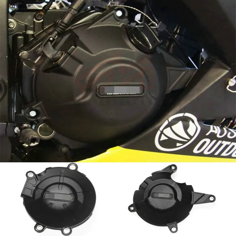 

Motorcycles Engine cover Protection case for case GB Racing For KAWASAKI Z300 Z250 NINJA300 NINJA250 Engine Covers Protectors