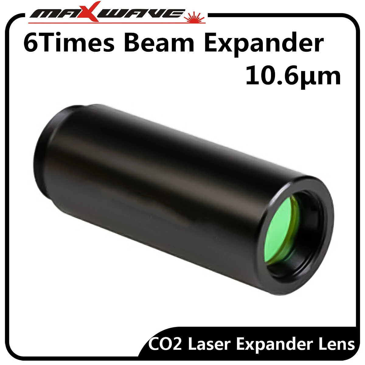 

CO2 Laser Beam Expander Lens 6X 10.6um Straight 6 Times Expander Use For CO2 Laser Mark Machine
