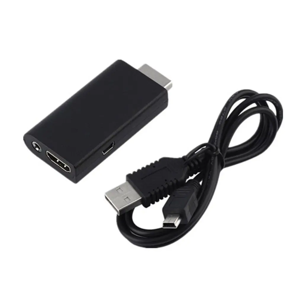 

For Portable HDMI-compatible Audio Video Converter Adapter AV HDMI-compatible Cable For SONY PlayStation 2 Plug And Play Parts