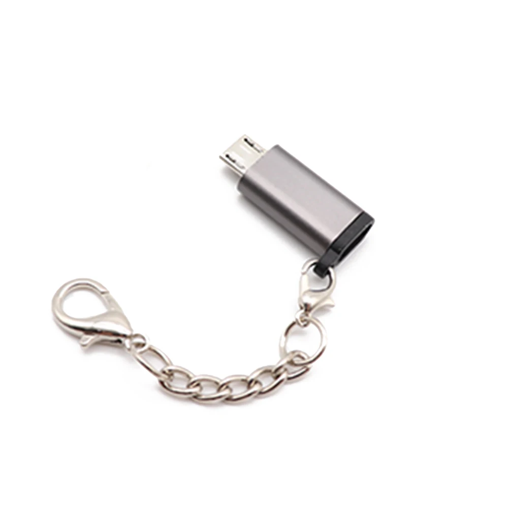 Кабельный адаптер TingDong зарядный преобразователь с Type C на Micro USB OTG переходник мама