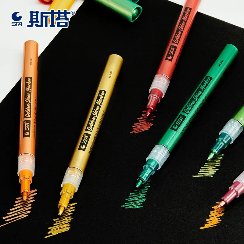 Gold marker metal paint pen students use hand painted DIY Graffiti Highlight signature painting gold pen Super flash Artistic
Gold marker metal paint pen students use hand painted DIY Graffiti Highlight signature painting gold pen Super flash Artistic