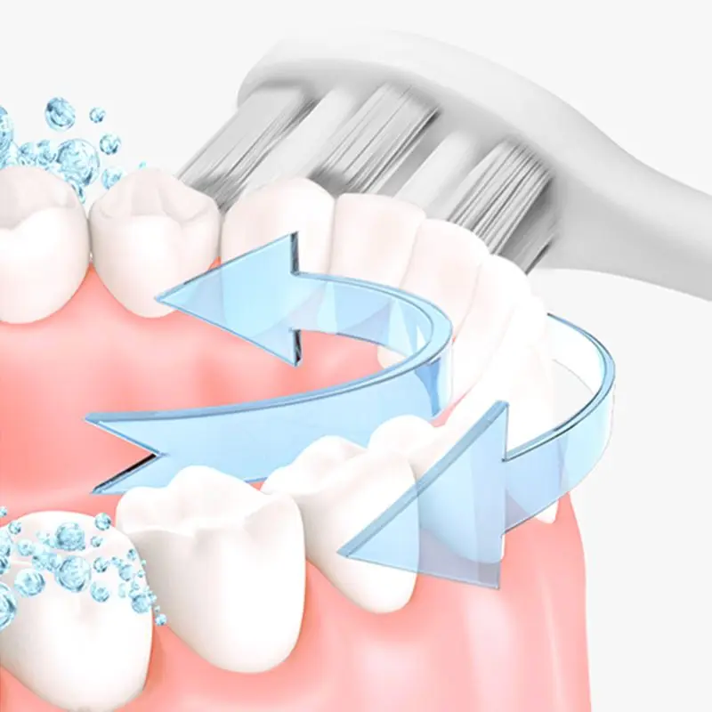 

Powerful Electric Toothbrush USB Rechargeable Sonic Waterproof Deep Clean Teeth Brush Cleaning Dental Care