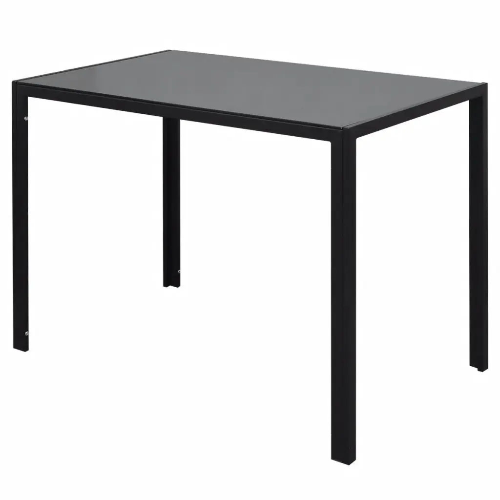 vidaXL Conjunto de mesa comedor 7 piezas blanco y negro | Мебель