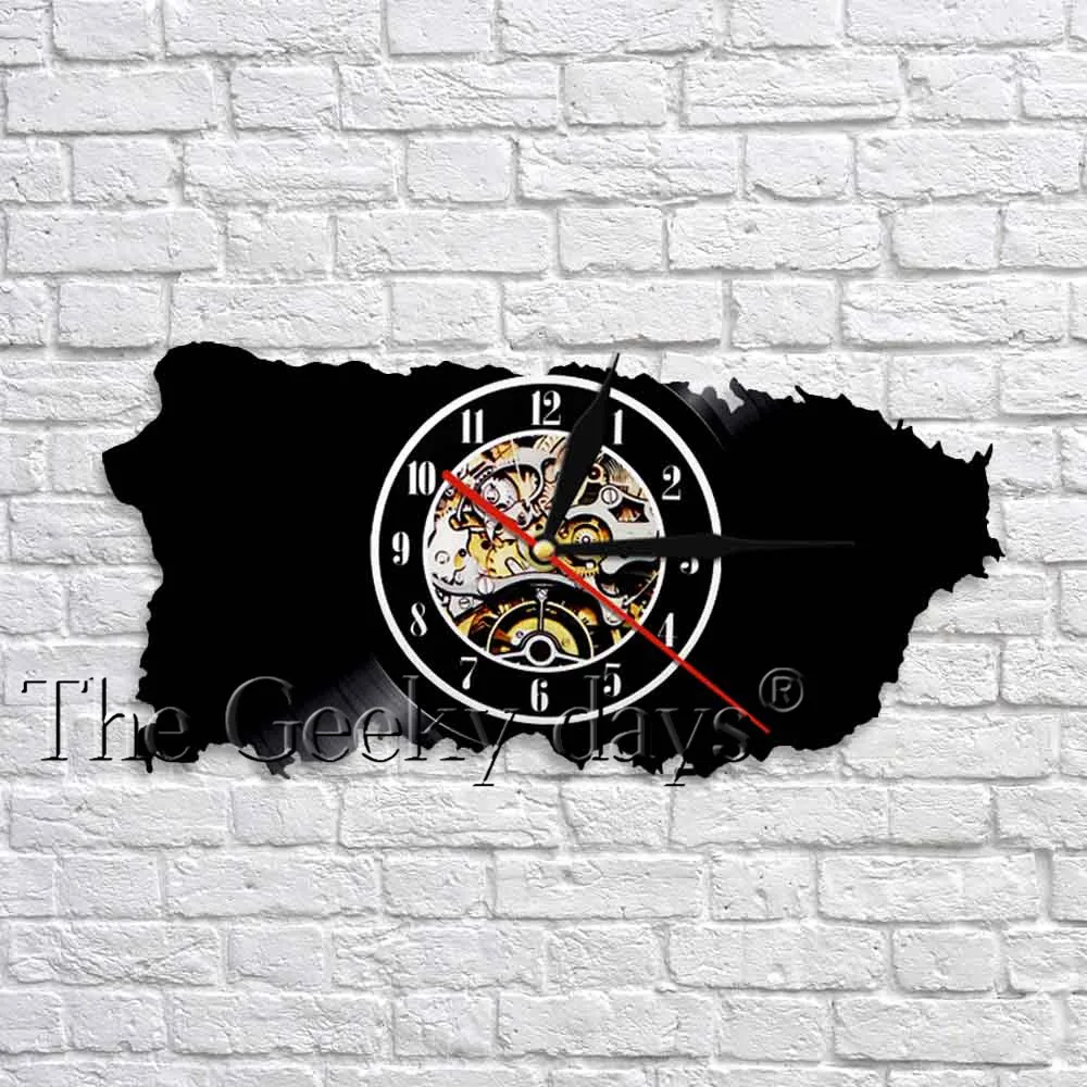 Настенные часы для украшения дома виниловые записи в США и США|Настенные часы| |