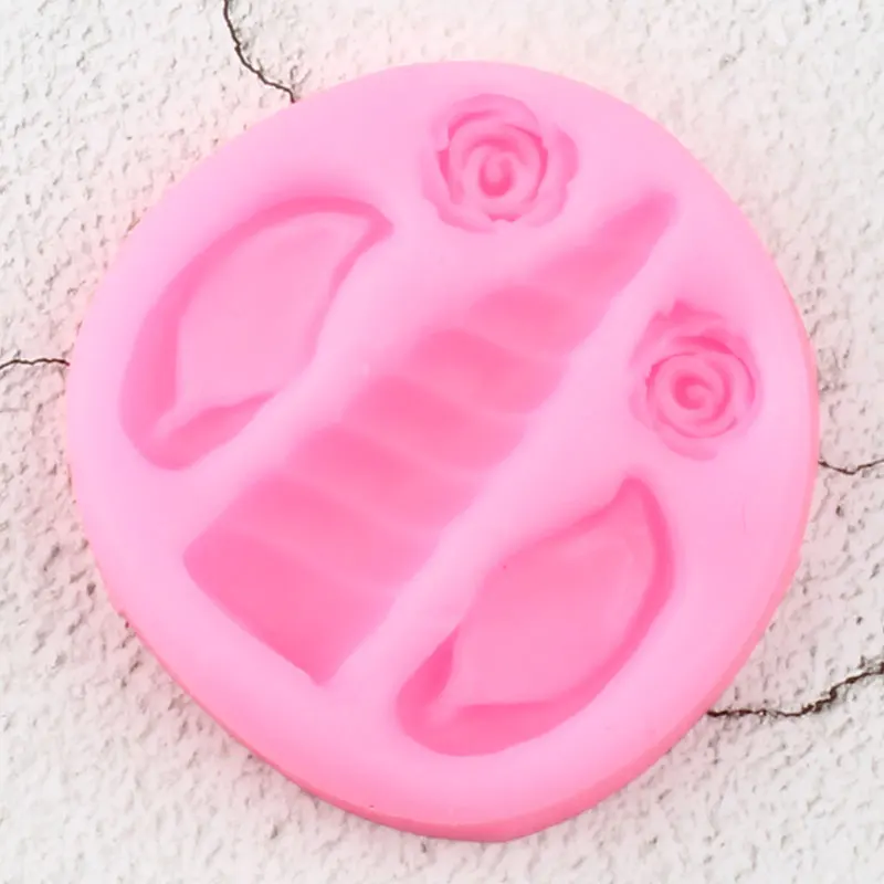 Силиконовая форма в виде рога единорога ушей розы для детского дня рождения| |