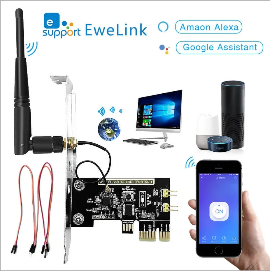 

eWeLink WiFi Smart Switch Module Mobile phone remote boot