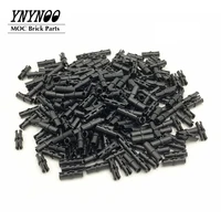 100pcslot moc technical parts bulk pin with friction ridge connector compatible with 2780 high tech building blocks bricks toys