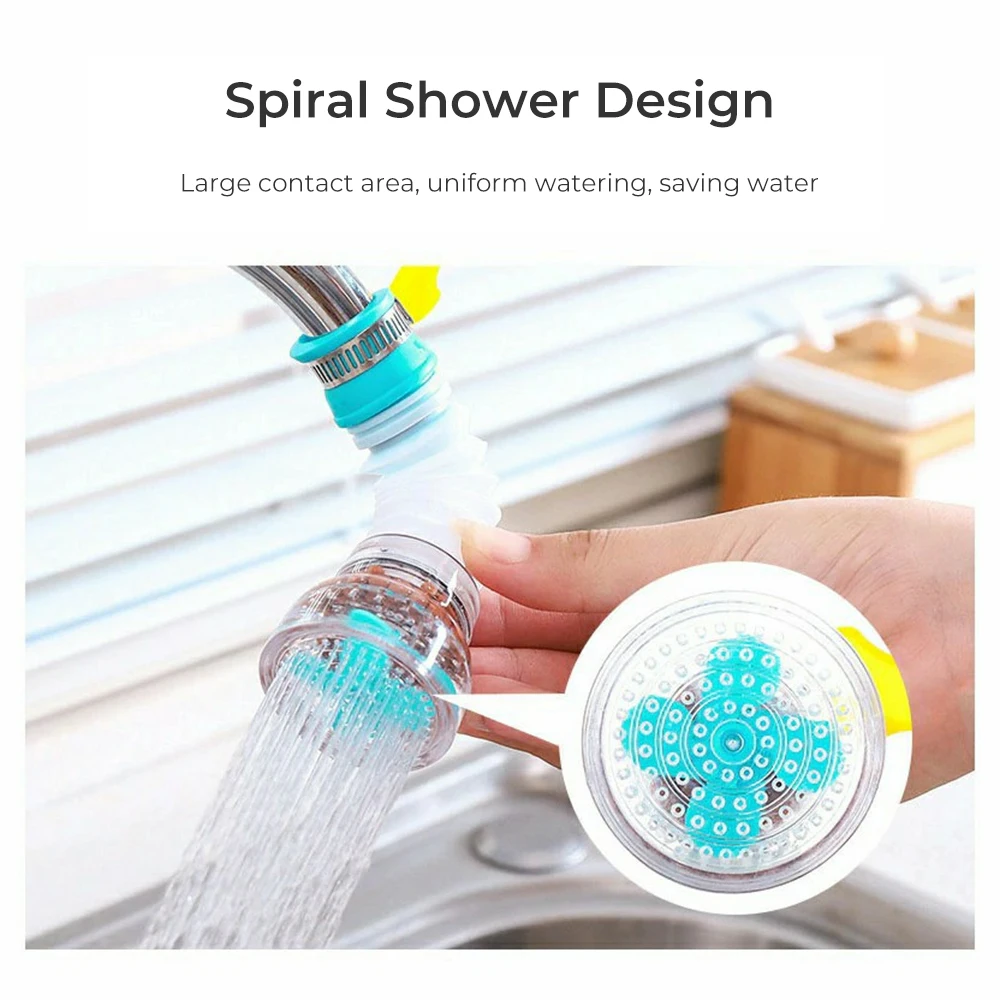 Kitchen Faucet Accessory Splash-Proof Water-Saving Water Purification Filter Retractable On Mixer Nozzles | Обустройство дома
