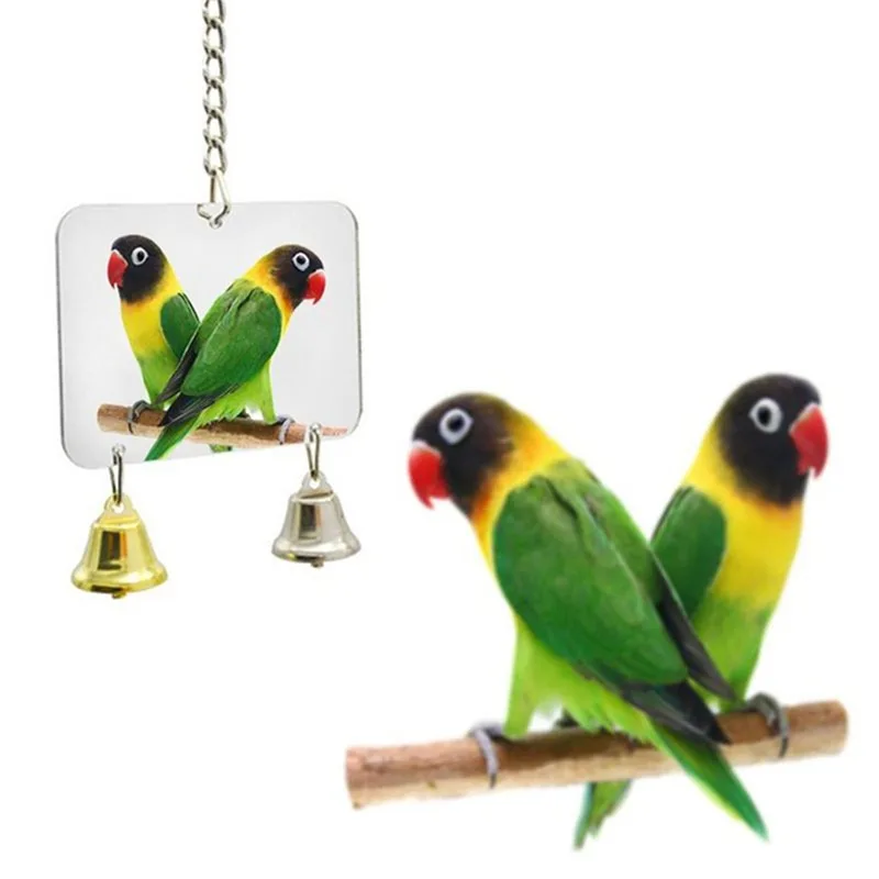 

Birds Toys Funny Cockatiel Parakeet Conure Birds Bites Toy Parrot Swing Cages Chew Toys Acrylic Suspension Bridge Climbing Rope