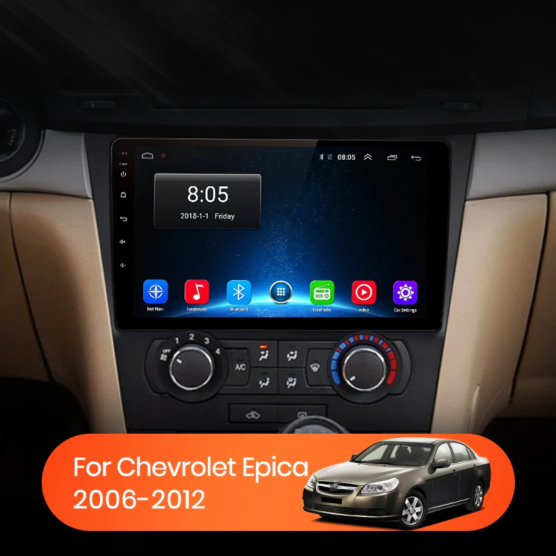 Автомагнитола AWESAFE PX9 для Chevrolet Epica 1 2006 2007 2008 2009-2012 мультимедийный проигрыватель с