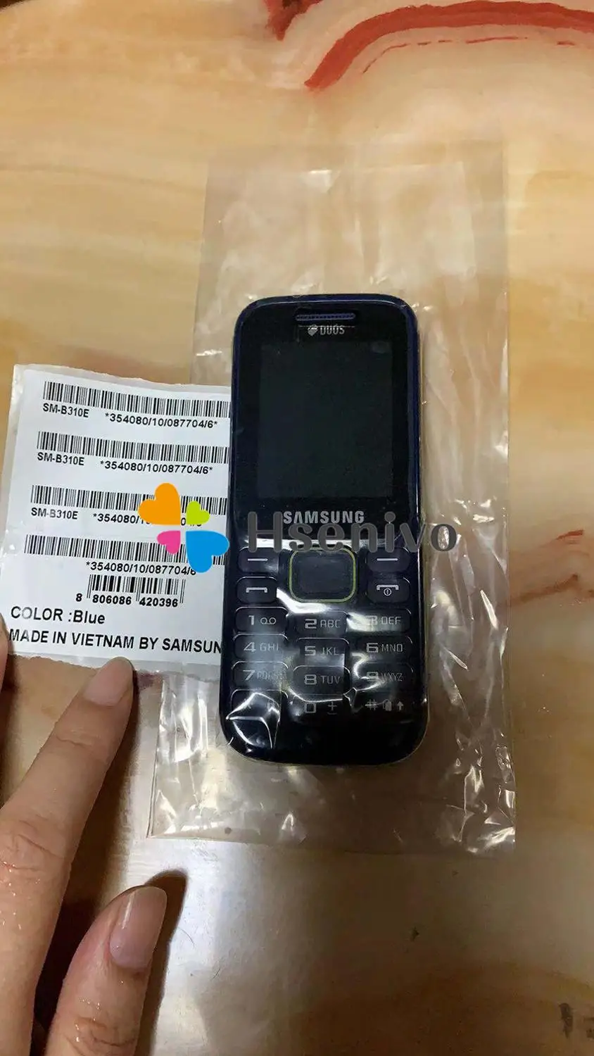 B310E разблокированный мобильный телефон samsung Guru Music 2, две sim-карты, мобильный телефон, английская/Русская клавиатура - Цвет: Черный