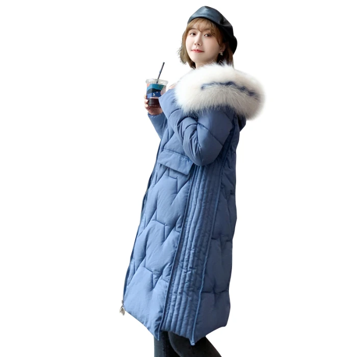 

2021 shooting down jacket new long cotton-padded clothes loose big yards thick cotton-padded jacket winter jacket women