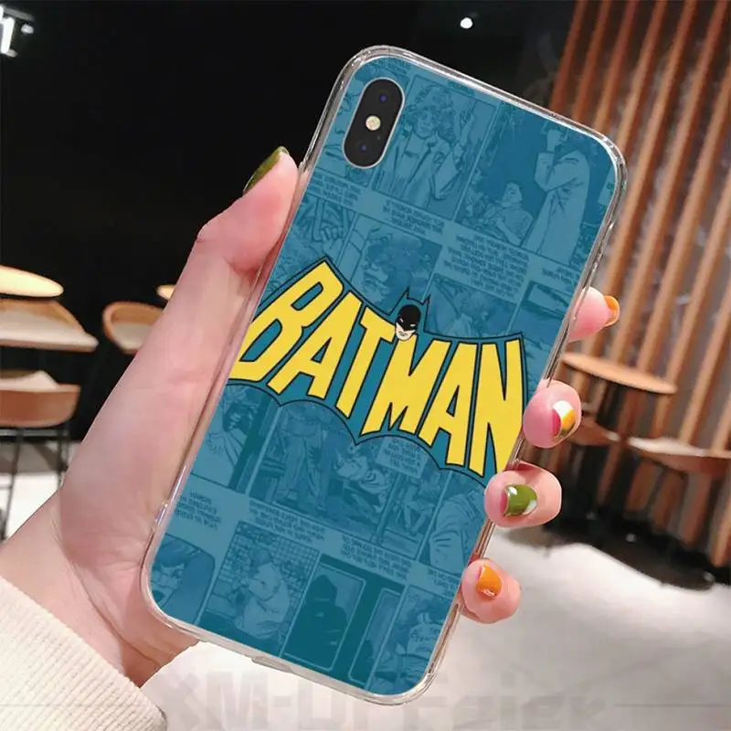 Мягкий силиконовый чехол для телефона LJHYDFCNB The Bat Man из ТПУ iphone 6 6s plus 7 8 X XS XR MAX 11 pro Pro