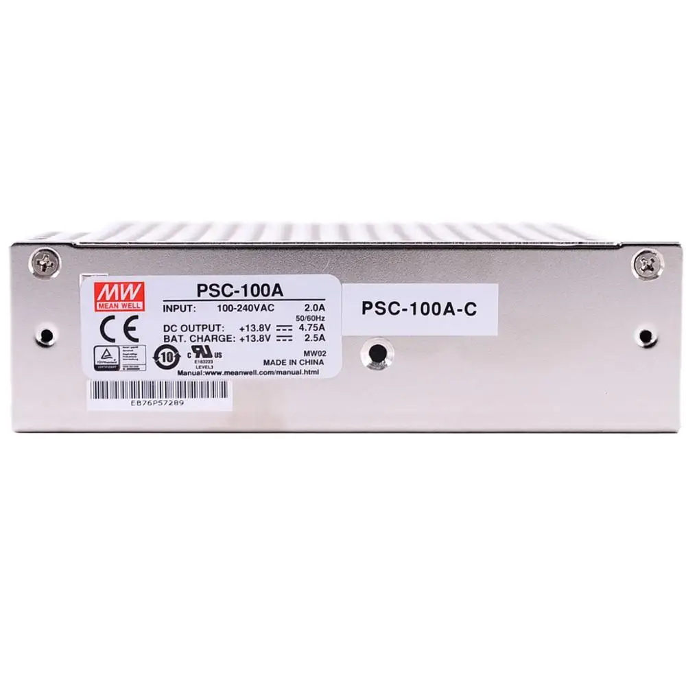 Original Mean Well PSC-100A-C Security system meanwell 13.8V 100W Single Output with Battery Charger UPS Function power supply |