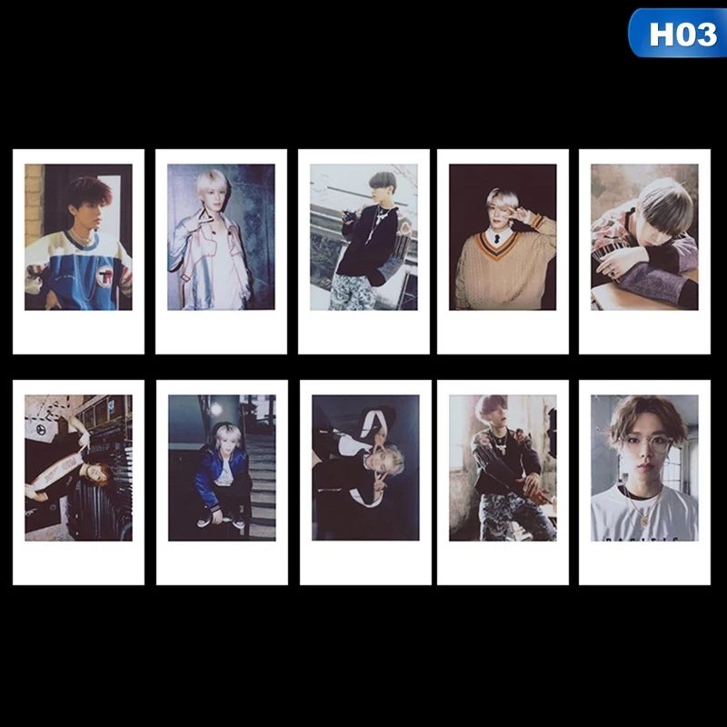 9 шт./компл. NCT 127 плакат с фотокарточками Lomo карточки самодельные бумажные