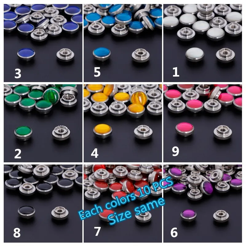 

1 Box Hair Scissors Screws Set(Nuts+Bolts+Metal Washers Plates) Muti-Colors Muti-sizes Screws For Repair Kits accessories