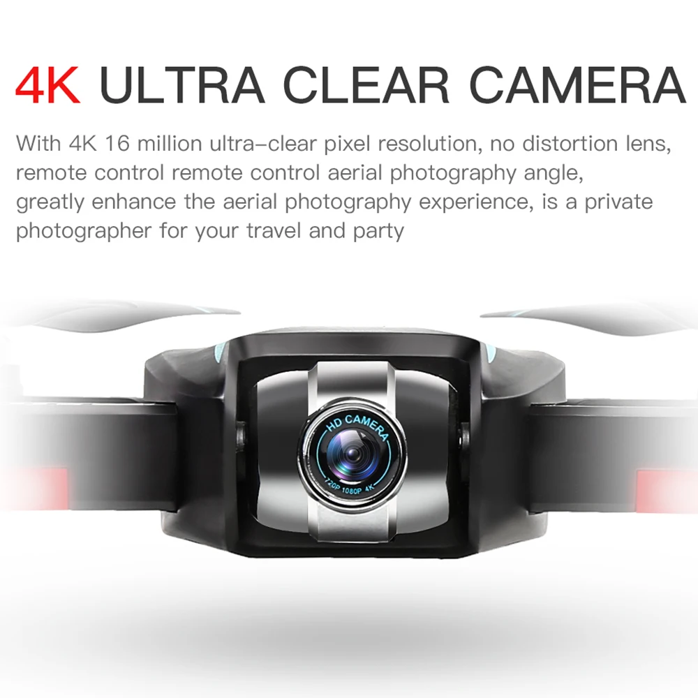 S17 Дрон для аэрофотосъёмки 4K HD Gimbal двойная камера wifi FPV жеста фото Регулируемая угловая камера RC Квадрокоптер RTF VS SG106