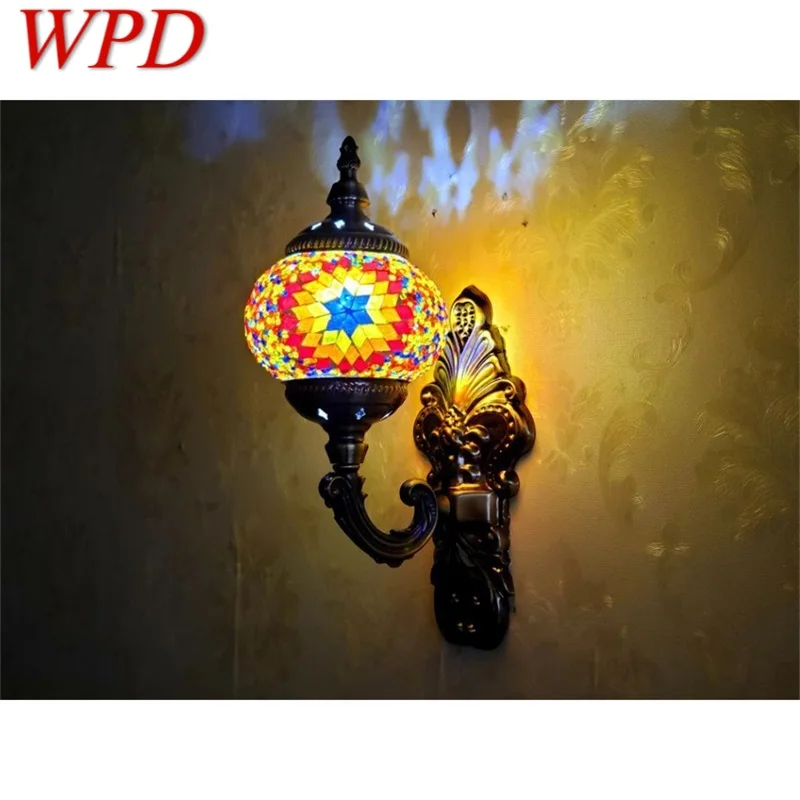 

WPD Aethnic Style Wall Lamps Retro Nostalgic Romantic Creative Indoor Decorative For Corridor Bedroom
