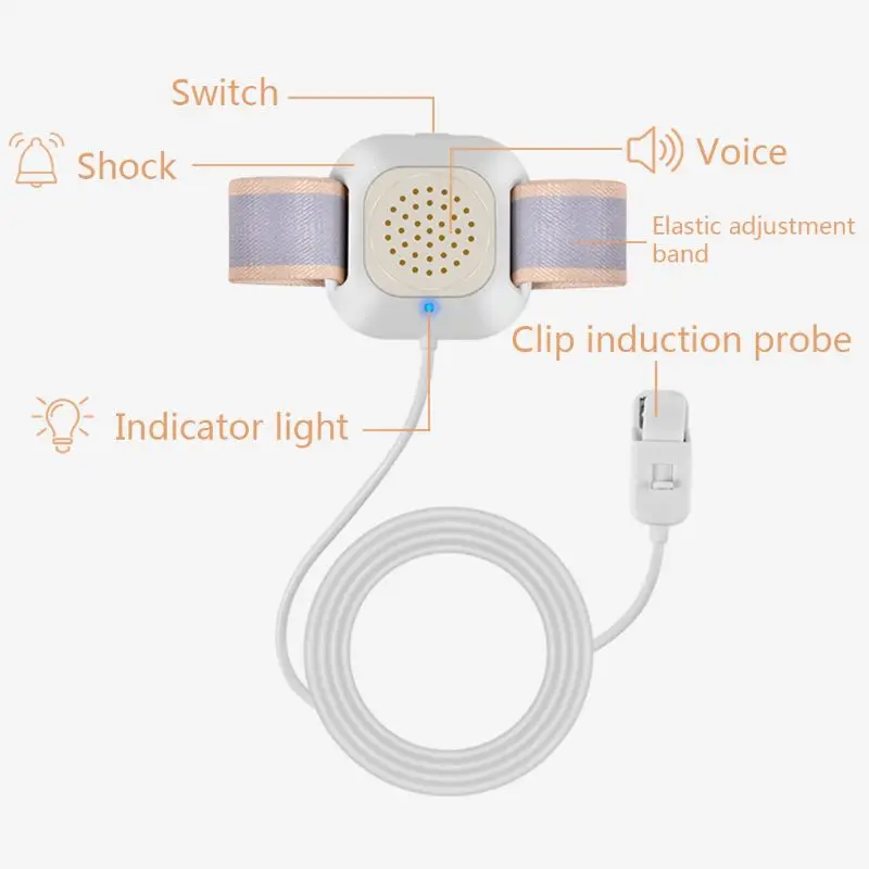 

Infant Toddler Arm Wear Bed Wetting Alarm Kids Elderly Adult Bedwetting Enuresis Urine Sensor