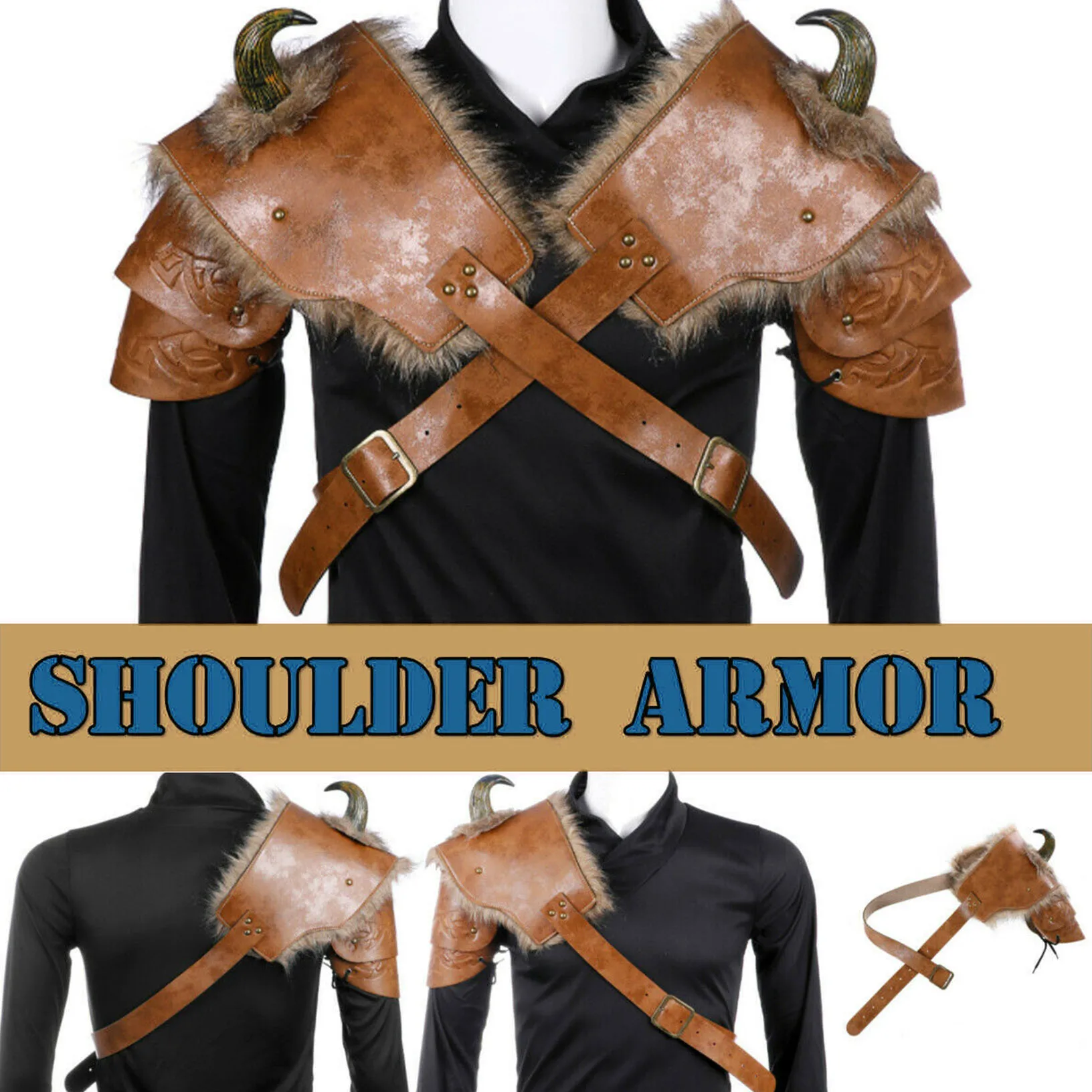 Cospty средневековый воин для мужчин Armour костюм косплей LARP взрослых из