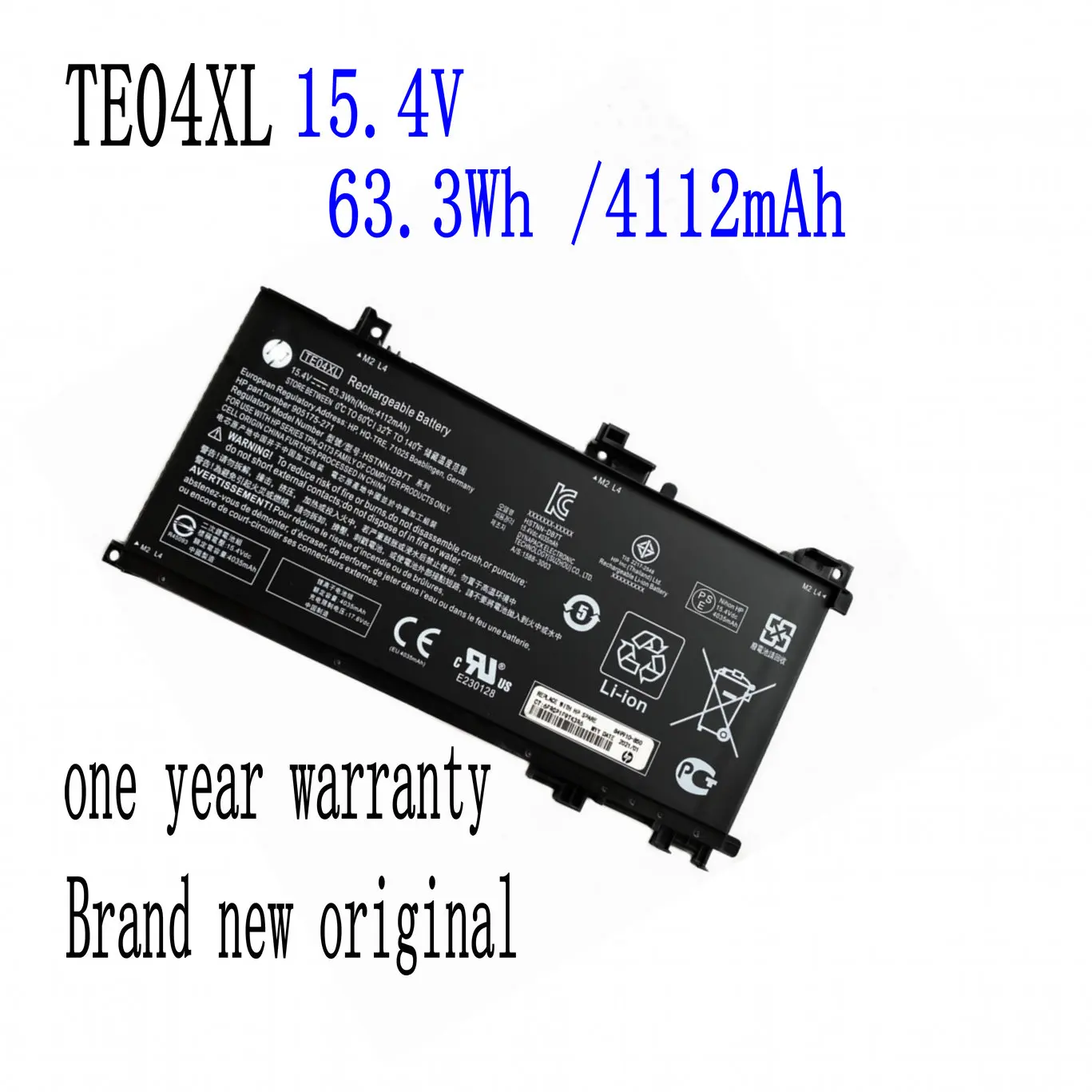 

Оригинальный TE04XL Аккумулятор для ноутбука HP OMEN 15-ax200 15-ax210TX 15-ax235nd 15-ax202na TPN-Q173 HSTNN-DB7T 905175-2C1 905277-855