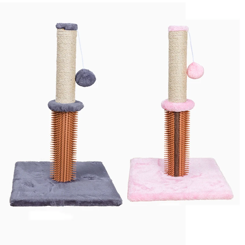 

Cat Scratching Posts Column with a Platform Cat Scratcher Toy Sisal Plush Pet Cat Toys Pet Products Cat Supplies Kitty Play Toys