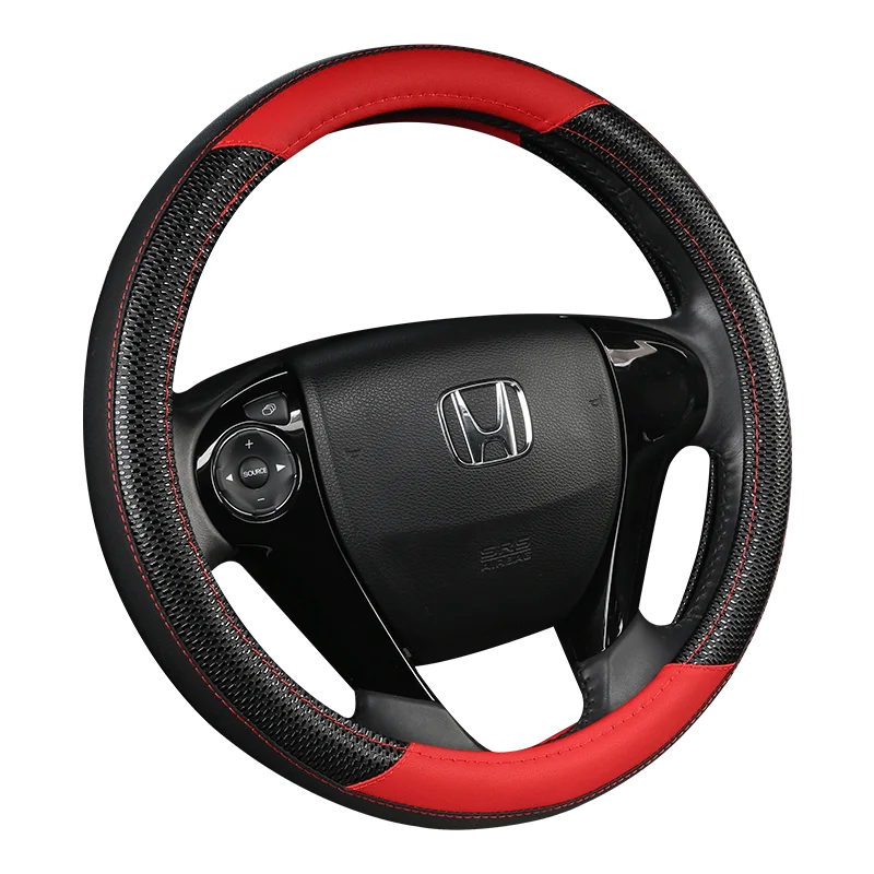 

Нескользящие чехлы на руль из искусственной кожи для Honda Accord City Civic Fit Brio CRV HRV