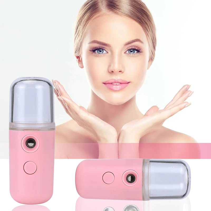 

Мини-Отпариватель для лица, USB-распылитель, увлажнитель, антивозрастной увлажнитель для женщин, увлажняющий и Дезинфектор для красоты кожи, ...