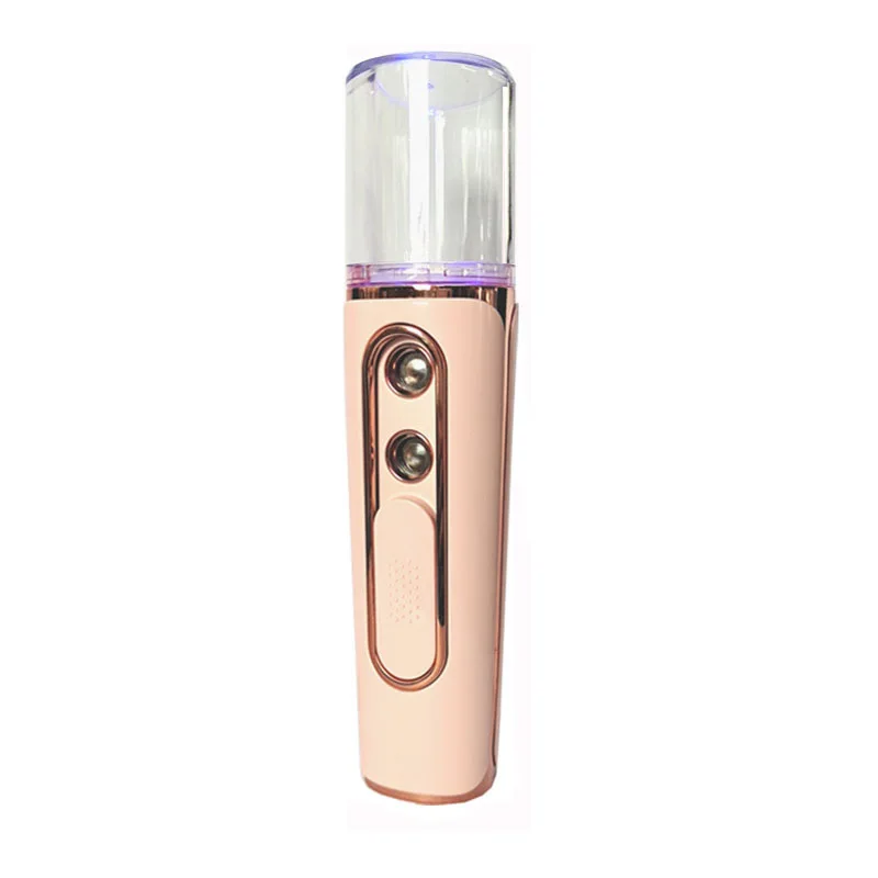 

Dual-Hole Nano Spray Water Replenisher USB Charging Mini Handheld Cold Spray Humidifier Face Deep Moisturizing Beauty Instrument