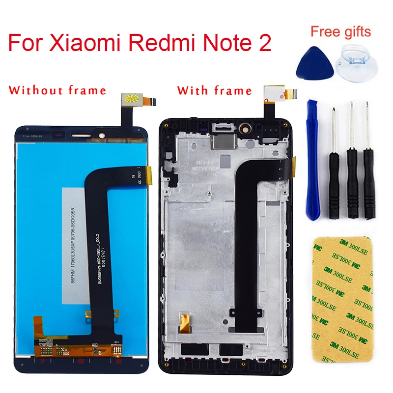 Для Xiaomi Redmi Note 2 ЖК дисплей с сенсорным экраном для Hongmi Note2 заменяемый модуль