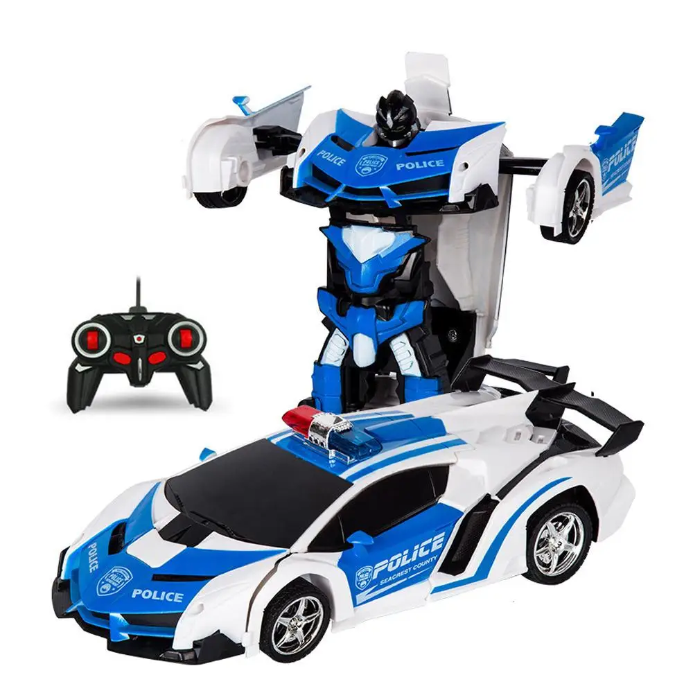 

Rc Car Transformation Robots Sports Vehicle Model Robots Toys Cool Deformation Car Kids Toys Gifts For Boys