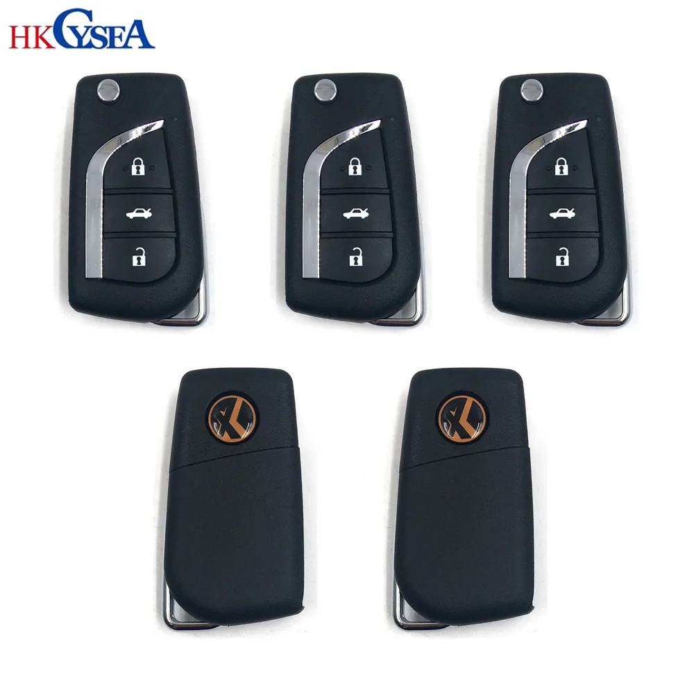 HKCYSEA 5 шт. 2/3 кнопок для Toyota Xhorse VVDI2 программатор VVDI ключ инструмент универсальный