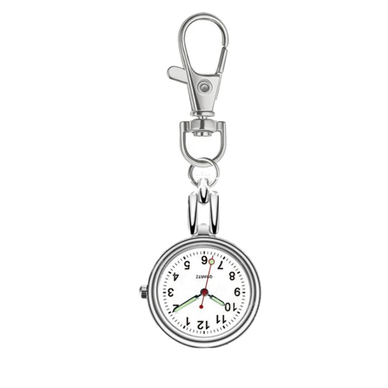 Часы карманные для медсестер светящиеся подвесные кварцевые часы с цепочкой